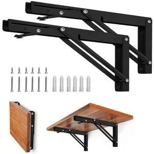Zware plankdrager 32 cm | Voor diepe wandplanken en werkbladen