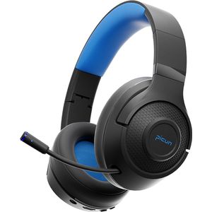 Picun BG-01 - Draadloze Koptelefoon - Gaming Headset - Over-ear - Zwart Blauw