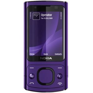 Nokia 6700 Slide mobiele telefoon (UMTS, GPRS, Bluetooth, camera met 5 MP, muziekspeler) Purple