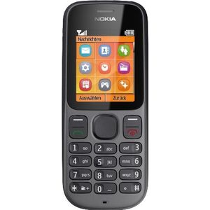 Nokia 100 mobiele telefoons (4,6 cm (1,8 inch) display, radio) phantom zwart