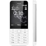 Nokia 230 Dual SIM 16MB, Zilver (2.80"", 0 MB, 2 Mpx), Sleutel mobiele telefoon, Zilver