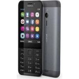 Nokia 230 Mobiele Telefoon Zwart (2.80"", 1000 MB, 2 Mpx), Sleutel mobiele telefoon, Zwart