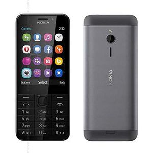 Nokia 230 Mobiele Telefoon Zwart (2.80"", 2 Mpx), Sleutel mobiele telefoon, Zwart