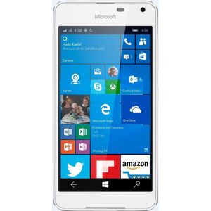 Microsoft Lumia 650 (16 GB, Licht Zilver, 5"", 8 Mpx, 4G), Smartphone, Wit