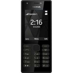 Nokia - 216 - Feature Phone - Zwart - SIM Gratis - 2G-only