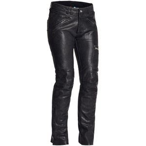 Halvarssons - Rider - Motorbroek - Zwart - Leer