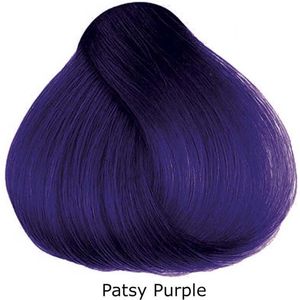 Herman's Amazing Hair Color Patsy Purple, uitwasbare paarse haarverf op conditionerbasis, veganistisch, dierproefvrij, semi-permanente haarkleuring, 115 ml, donkerpaars