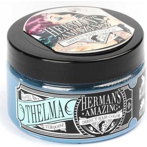 Hermans Amazing Haircolor - Thelma Turquoise Semi permanente haarverf - Turquoise