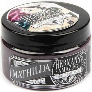 Mathilda Granny grey. semi permanente haarverf grijs - 115 ml - Hermans Amazing Haircolor