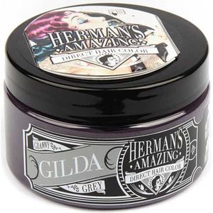 Hermans Amazing Haircolor - Gilda Granny Grey Semi permanente haarverf - Grijs