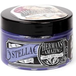 Hermans Amazing Haircolor - Stella Steel Blue Semi permanente haarverf - Blauw