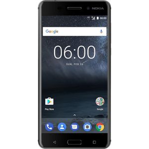 Nokia 6 - Smartphone - Matzwart - 32 GB - 5,5 inch - 16 Megapixel Camera - Android 7.0