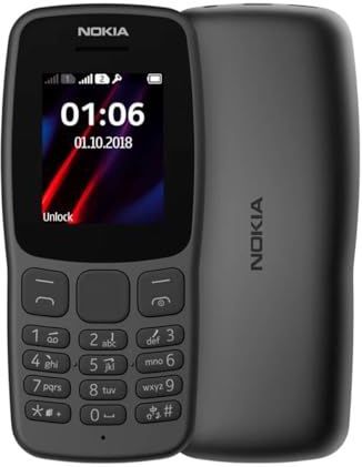 Nokia 106 (2018) 4G Negro (Black) Dual SIM