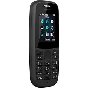 Nokia 105 Dual-SIM (2019) Zwart ontgrendeld