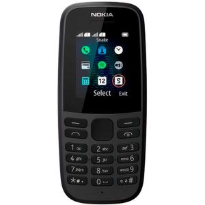 Nokia - 105 (2019) - Sleutel Mobiele Telefoon - Zwart