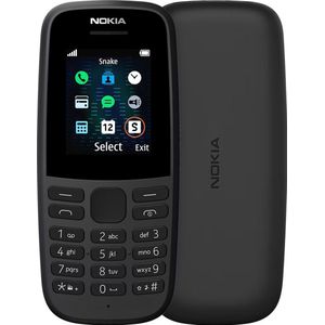 Nokia - 105 - Mobiele Telefoon - Zwart - 2G - 1.77 Inch