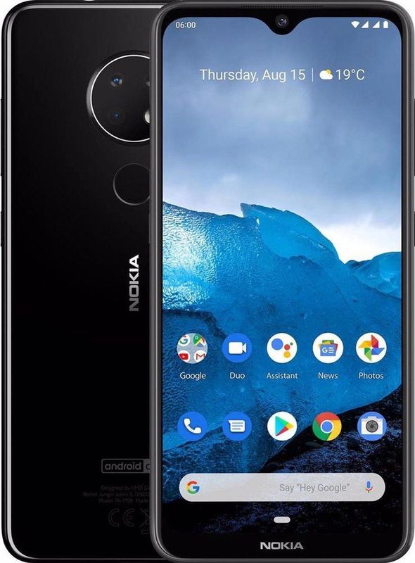 Nokia - 6.2 - Smartphone - Zwart - 4GB RAM - Android 9