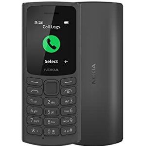 Nokia 105 2021 - 4G - 48MB - Dual SIM - Zwart