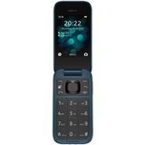 Nokia HMD Global Nokia 2660 mobiele telefoon 4G Dual Sim, 2,8 inch display, grote knoppen, SOS-knop, camera, Bluetooth, draadloze FM-radio en MP3-speler, grote accu, blauw, Italië