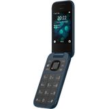 Nokia 2660 Flip Feature all carriers 0.05Gb Telefoon met 2.8"" scherm, 4G Connectiviteit, Hoorapparaat Compatibiliteit (HAC), ingebouwde camera, MP3 speler, Klassieke games (Dual SIM) - Blauw