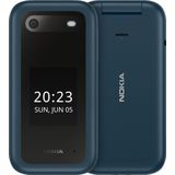Nokia 2660 Flip Feature all carriers 0.05Gb Telefoon met 2.8"" scherm, 4G Connectiviteit, Hoorapparaat Compatibiliteit (HAC), ingebouwde camera, MP3 speler, Klassieke games (Dual SIM) - Blauw