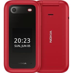 Nokia 2660 (2.80", 0.30 Mpx, 4G), Sleutel mobiele telefoon, Rood