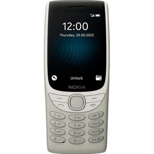 Nokia 8210 (2.8 - 128 M - 0.30 Mp - 4G - Sleutel Mobiele Telefoo - Grijs