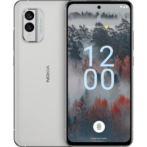 Nokia X30 5G Dual Sim 8/256GB, Android, ijswit (256 GB, IJswit, 6.43", Dubbele SIM, 50 Mpx, 5G), Smartphone, Wit, Blauw