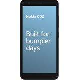 Nokia C02 TA-1460 DS - Smartphone - Zwart - 32 GB - 5.45 inch - Dubbele SIM - 4G