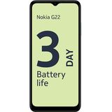 Nokia G22 Smartphone de 6.52” HD+ con Dual SIM, Android 12, batería de 3 días de duración, almacenamiento de 4 GB/128 GB, capacidad de reparación de QuickFix, 3 años de garantía - Gris