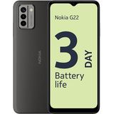 Nokia G22 Smartphone de 6.52” HD+ con Dual SIM, Android 12, batería de 3 días de duración, almacenamiento de 4 GB/128 GB, capacidad de reparación de QuickFix, 3 años de garantía - Gris