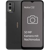 Nokia C32 Smartphone 64 GB 16.6 cm (6.52 Inch) Grijs Android 13 Hybrid-SIM