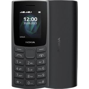 Nokia 105 (2023) (1.80"", 4 MB, 2G), Sleutel mobiele telefoon, Grijs