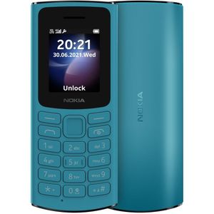 Nokia 105 (2023) (1.80"", 2G), Sleutel mobiele telefoon, Groen