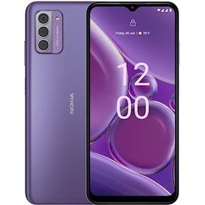 Smartphone Nokia G42 5G 6,56"" HD+ con 4 GB/128 GB di memoria, autonomia della batteria di 3 giorni, Android 13, acquisizione audio OZO 3D, riparabilità QuickFix e Dual SIM - Viola