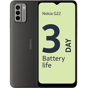 Nokia G22 DS 6/256 GB GRIJS (256 GB, Grijs, 50 Mpx), Smartphone, Grijs