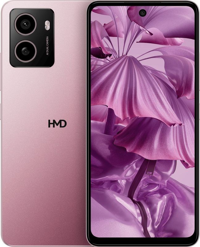 HMD Pulse (6.") Dual SIM Android 14 4G USB Type C 4 GB 64 GB 5000 mAh Roze