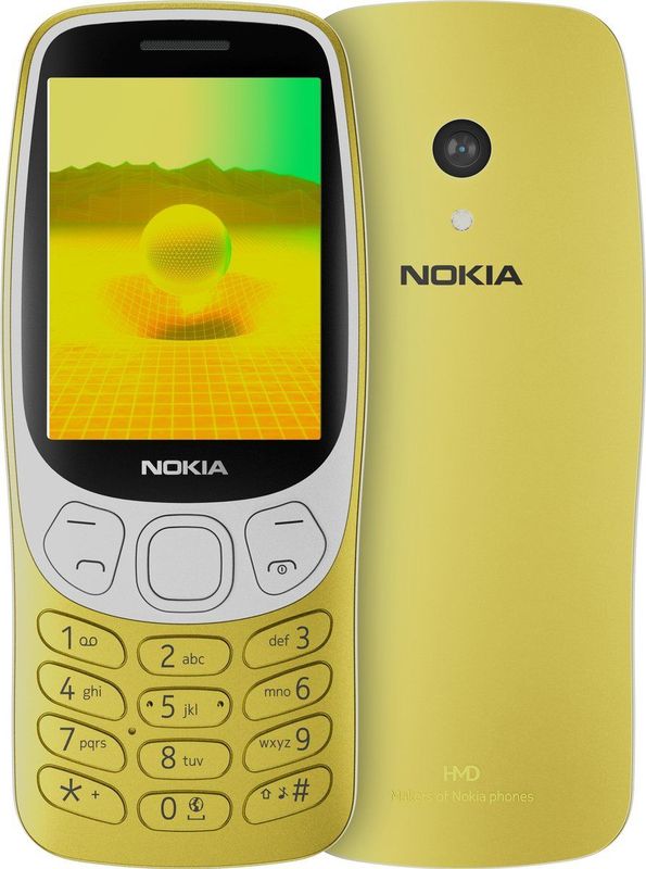 Nokia - 3210 (2024) Basistelefoon - Goud - Dual SIM - 2 MP Camera