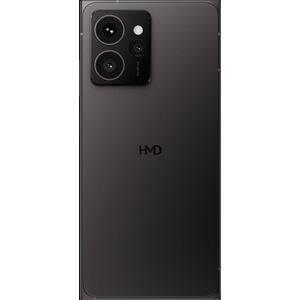 HMD Skyline Smartphone (8GB RAM/256GB Speicher, 4600 mAh Akku, 6,55“ pOLED Display, 50 MP Selfie + 108MP Hauptkamera, Android 14, 5G, IP54 Zertifiziert, Quick Fix Design) Twisted Black