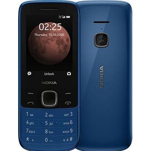 Nokia 225 (2.40"", 128 MB, 0.30 Mpx, 4G), Sleutel mobiele telefoon, Blauw