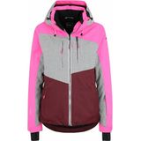 Icepeak - Calion - Dames Ski Jas - Roze/Grijs - Waterdicht