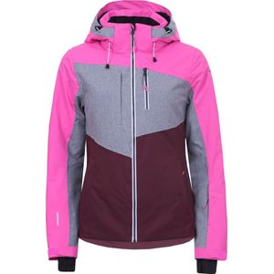 Icepeak - Calion - Dames Ski Jas - Roze/Grijs - Waterdicht