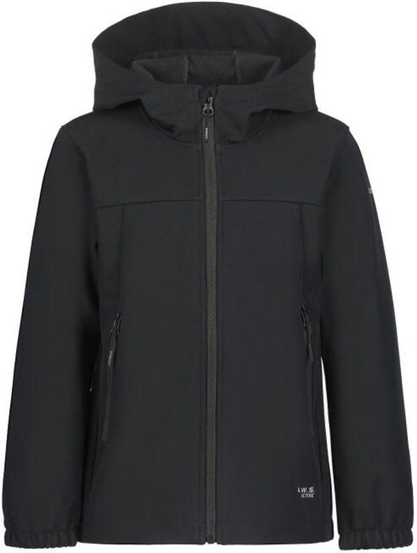 Icepeak - Konan - Jas - Zwart - 5-6 Jaar - Ademend en Rekbaar
