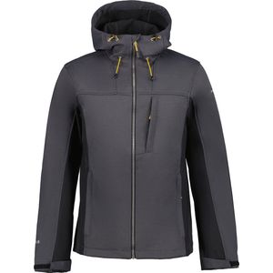 ICEPEAK - BAZINE Softshell - Antraciet - Materiaal met Waterafstotende Afwerking
