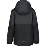 ICEPEAK - LEITH JR Jas - Zwart - Waterafstotend - Vaste Capuchon - Verstelbare Manchetten