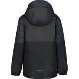 ICEPEAK - LEITH JR Jas - Zwart - Waterafstotend - Vaste Capuchon - Verstelbare Manchetten
