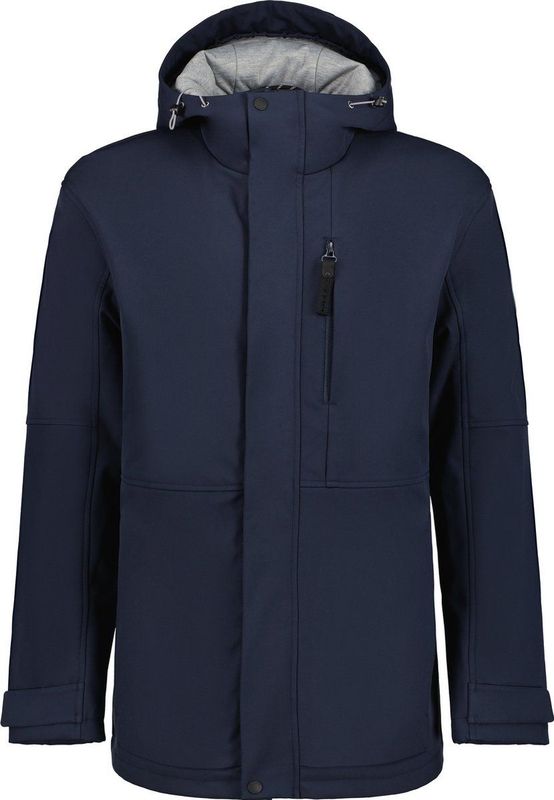 ICEPEAK - ASHEBORO - Gevoerde Softshell - Dark-Blue - Materiaal: Softshell