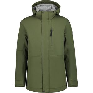 Icepeak - Asheboro - Gevoerde Softshell - Dark Green - Functioneel Materiaal