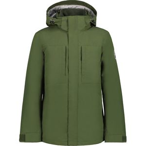 Icepeak - Alston - Lifestyle Outdoorjas - Donkergroen - 52