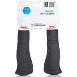 Herrmans Ergonomische fietshandvatten - 120 mm - Zwart - Comfort en grip optimalisatie